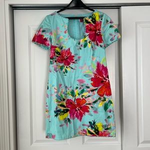 Trina Turk Floral Dress Fun Summer Cruise Wear Above knee